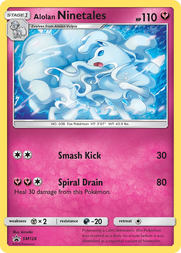 Alolan Ninetales - SM128 (SM:PR) Promo - Near Mint