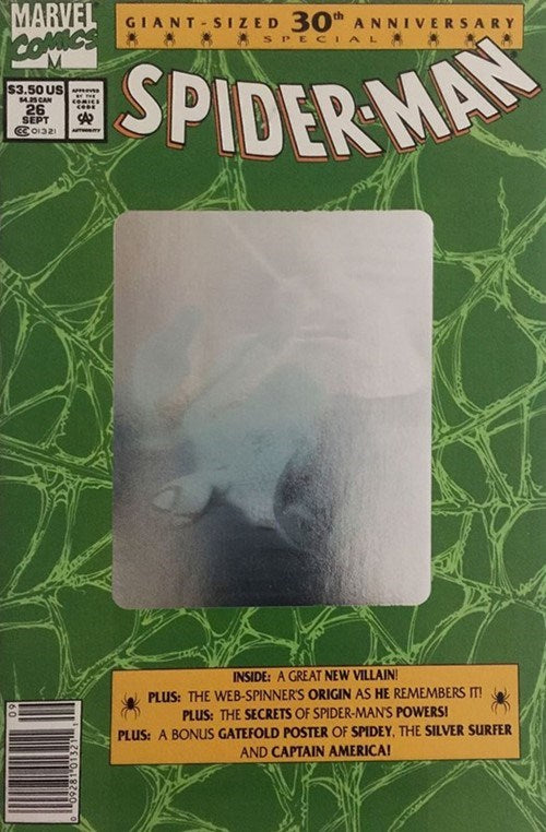 Spider-Man (1990 Series) #26 (9.4) 30th Anniversary Special (Silver Hologram)