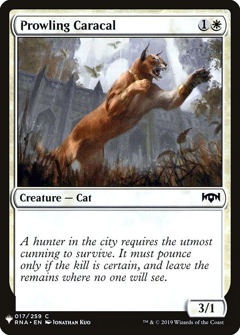 Prowling Caracal [Mystery Booster #0203] (RNA-C)