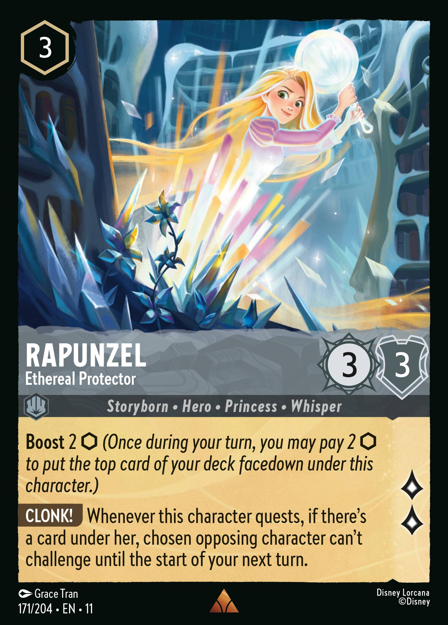 Rapunzel - Ethereal Protector (171/204 - Winterspell)  Rare