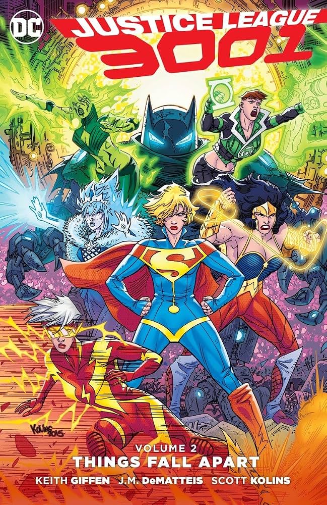 JUSTICE LEAGUE 3001 TP 2 THINGS FALL APART (USED)