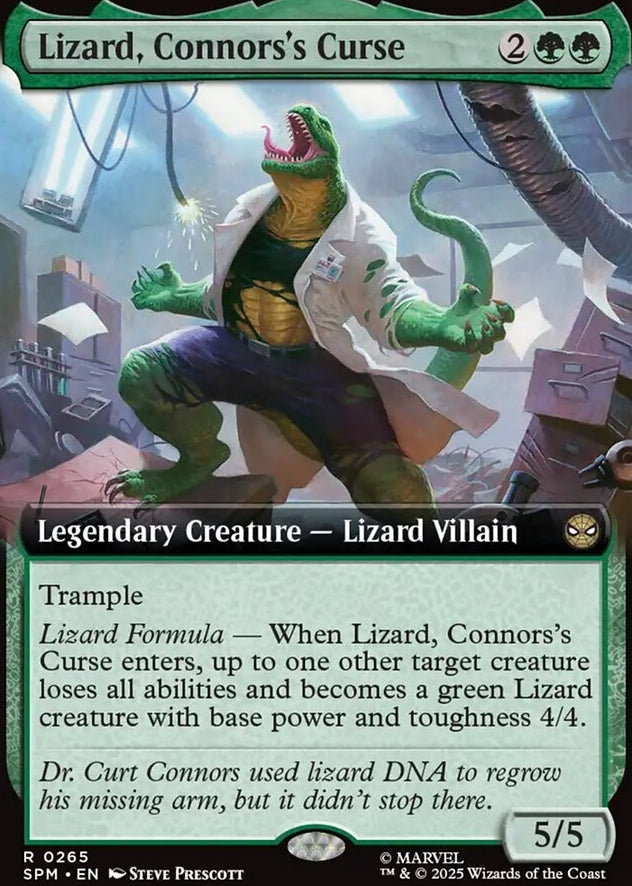 Lizard, Connors's Curse [ #0265 Extended Art ] (SPM-R)