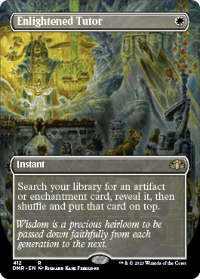 Enlightened Tutor [#412 Alternate Art Borderless] (DMR-R)