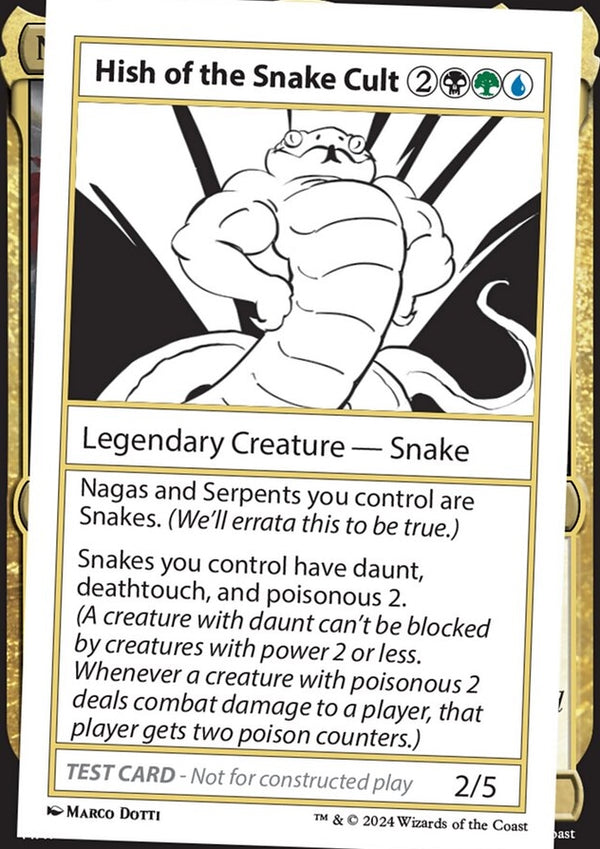 Hish of the Snake Cult [#0356 Playtest] (MB2-R)