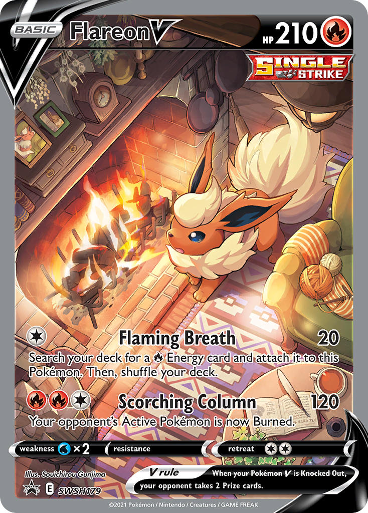 Flareon V - SWSH179 (SWSH:PR) Promo - Light Play Holofoil