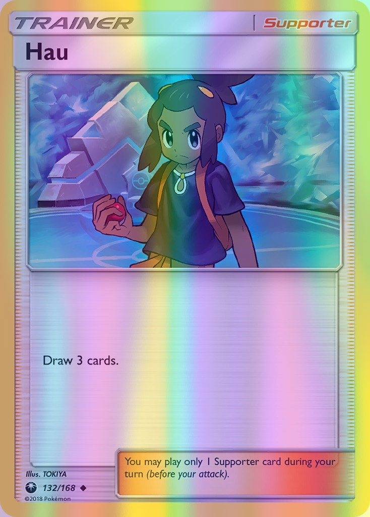 Hau - 132/168 (CES) Uncommon - Near Mint Reverse Holofoil