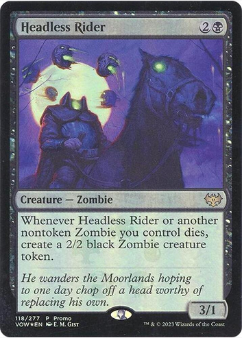 Headless Rider [118/277 Media Promo] (VOW-R)
