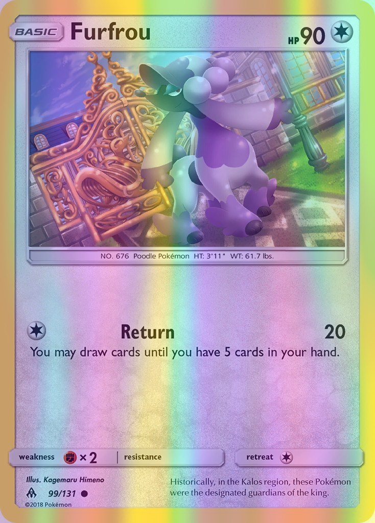 Furfrou - 099/131 (FLI) Common - Near Mint Reverse Holofoil