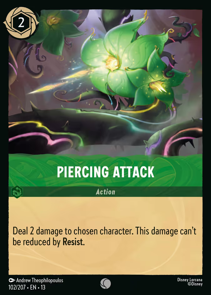 Piercing Attack (102/204 - Attack of the Vine!) Common