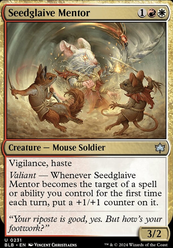 Seedglaive Mentor [#0231] (BLB-U-FOIL)