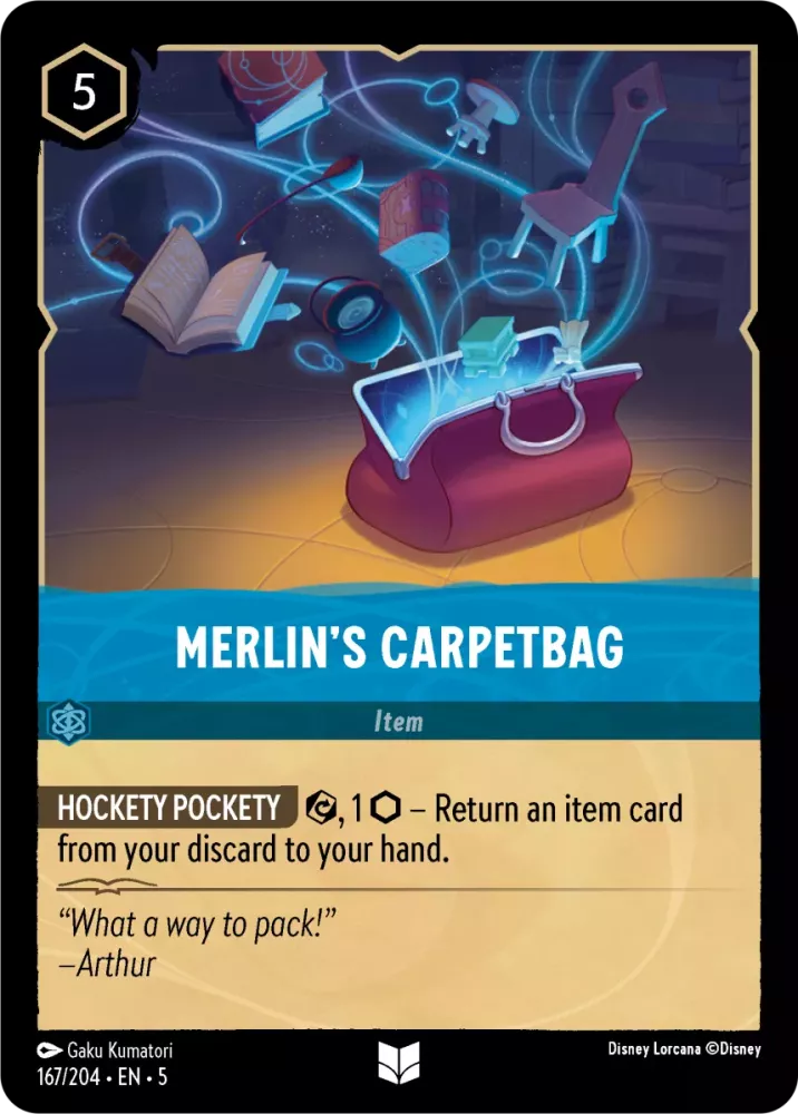 Merlin's Carpetbag (Shimmering Skies 167/204) Uncommon - Near Mint