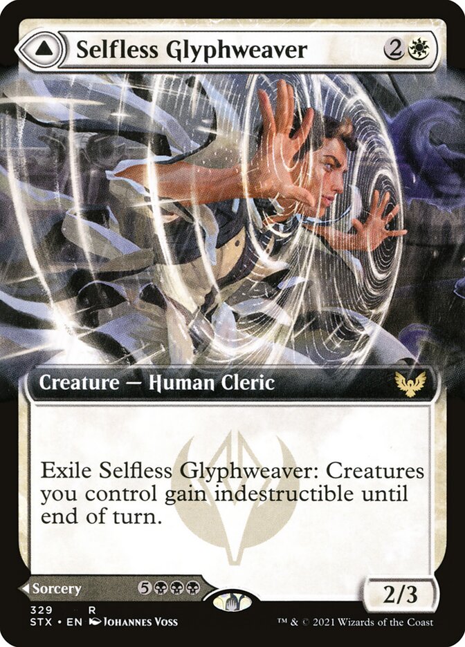 Selfless Glyphweaver // Deadly Vanity [