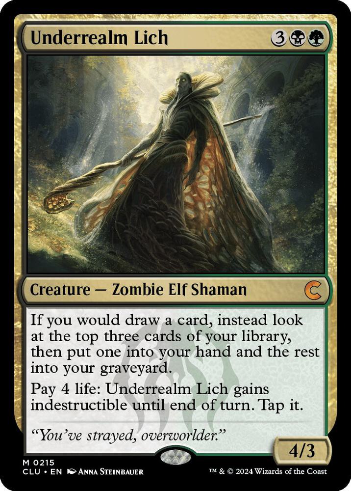 Underrealm Lich [#0215] (CLU-M) Normal Near Mint