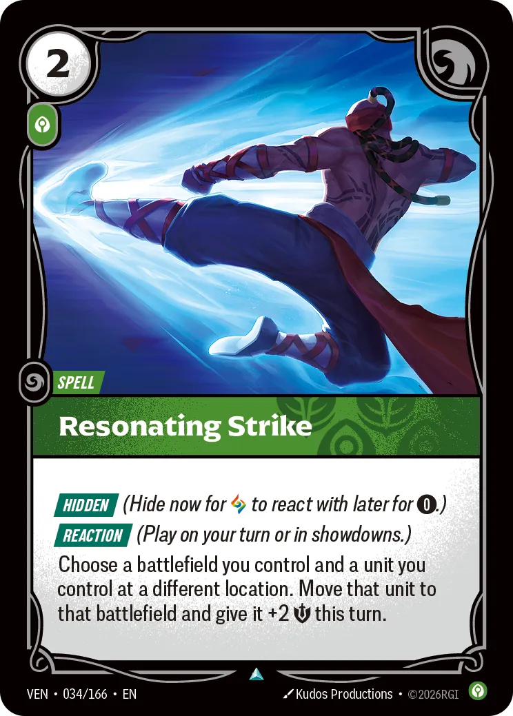 Resonating Strike - 034/166 (VEN) Uncommon