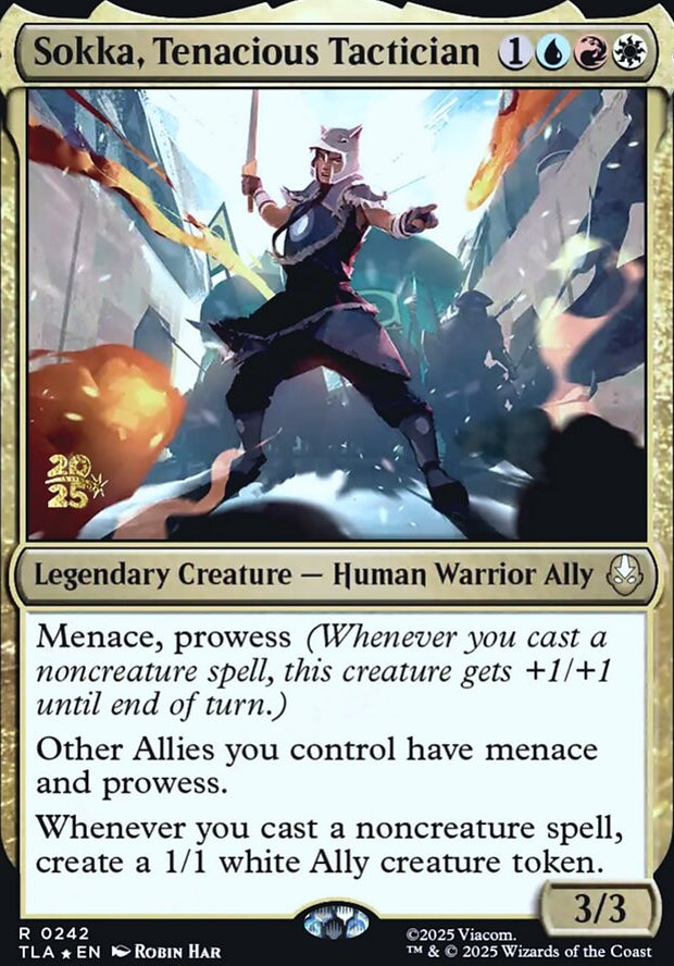 Sokka, Tenacious Tactician [ #0242 ] (TLA-R)