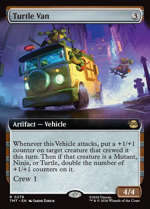 Turtle Van [ #0278 Extended Art ] (TMT-R)