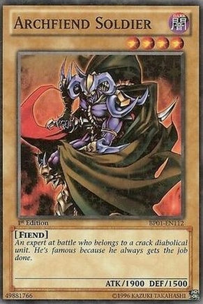 Archfiend Soldier (Starfoil) (BP01-EN112) Starfoil Rare - Near Mint 1st Edition