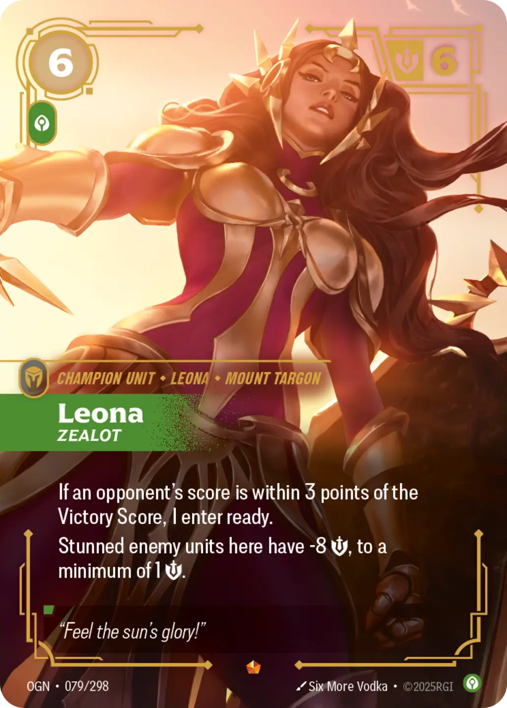 Leona - Zealot - 079/298 (OGN) Epic