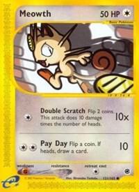 Meowth  - 121/165 (EX) Common - Near Mint