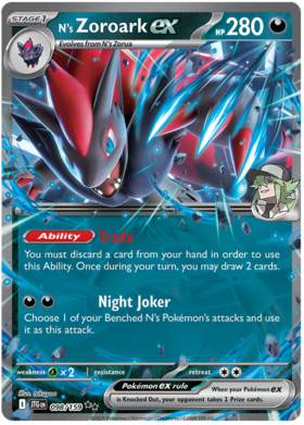 N's Zoroark ex - 098/159 (JTG) Double Rare