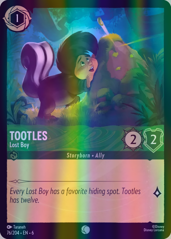 Tootles - Lost Boy (Azurite Sea 076/204) Common - Near Mint Cold Foil