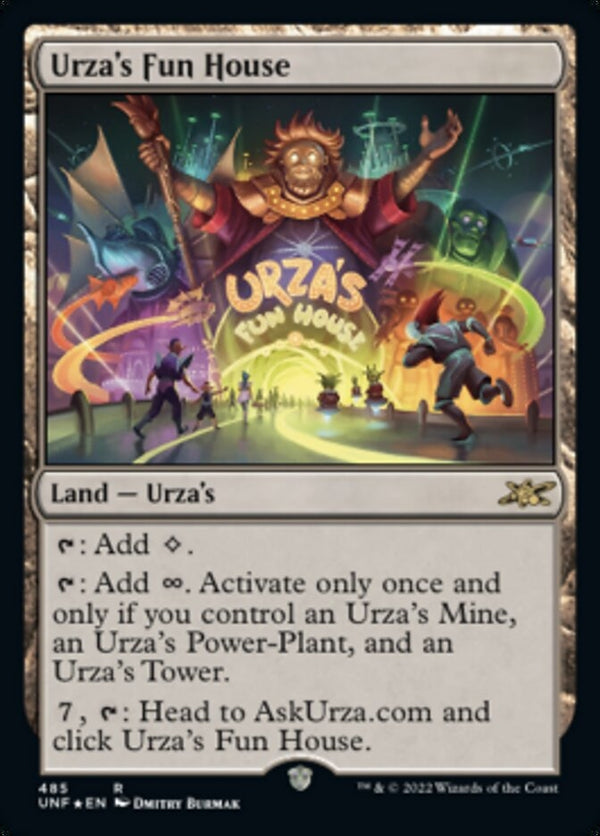 Urza's Fun House [#485 Galaxy Foil] (UNF-R)