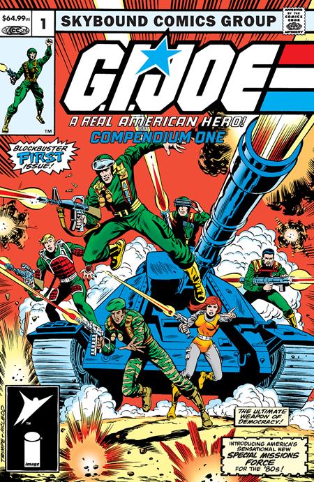 GI JOE A REAL AMERICAN HERO COMPENDIUM TP BOOK 01 DIRECT MARKET EXCLUSIVE HERB TRIMPE & BOB MCLEOD CVR