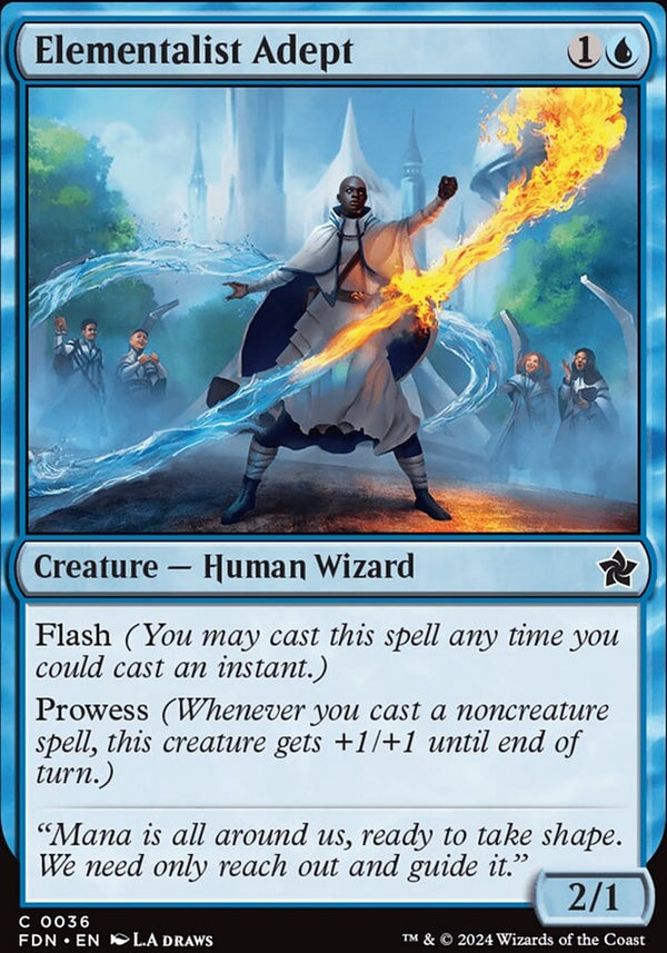 Elementalist Adept [#0036] (FDN-C-FOIL)