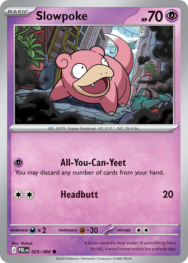 Slowpoke - 029/084 (PBL) Common