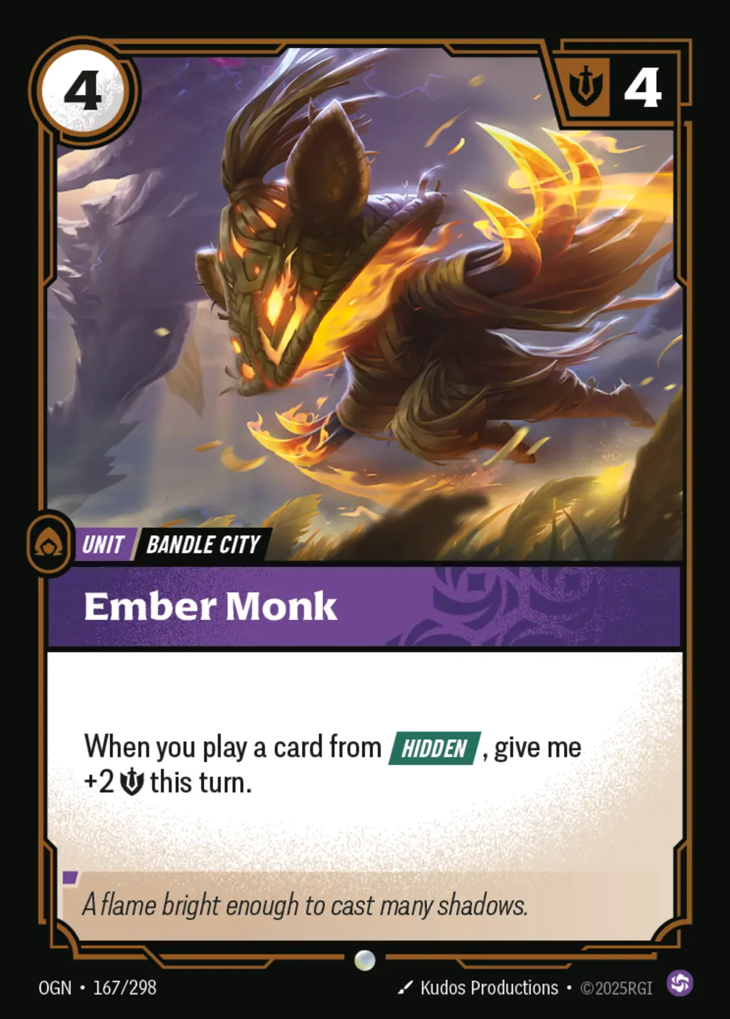 Ember Monk - 167/298 (OGN) Common