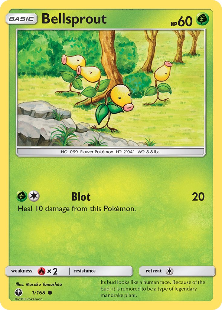 Bellsprout - 001/168 (CES) Common - Near Mint