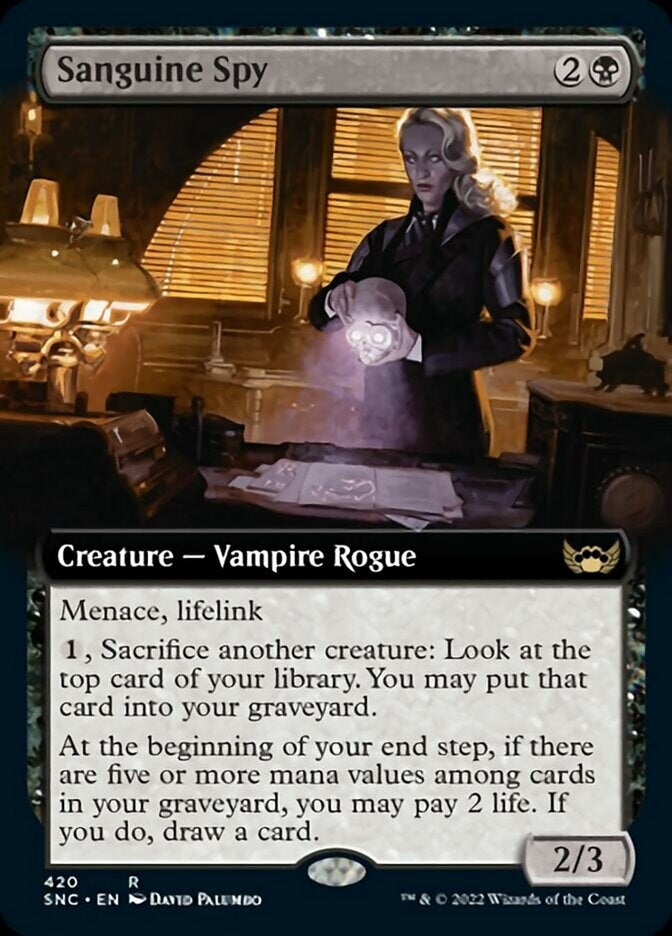 Sanguine Spy [ #420 Extended Art ] (SNC-R)
