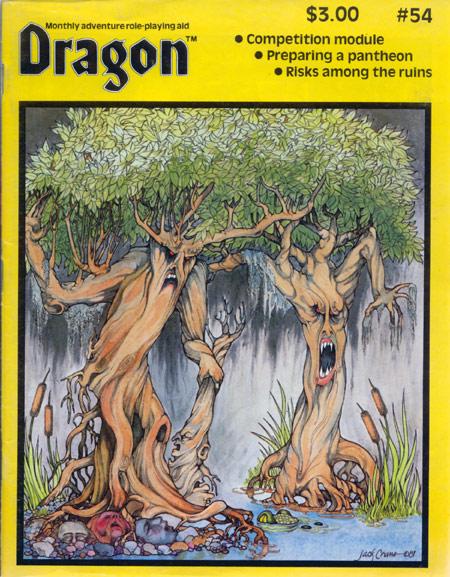 Dragon Magazine #54 (USED) "Cavern Quest" AD&D module.