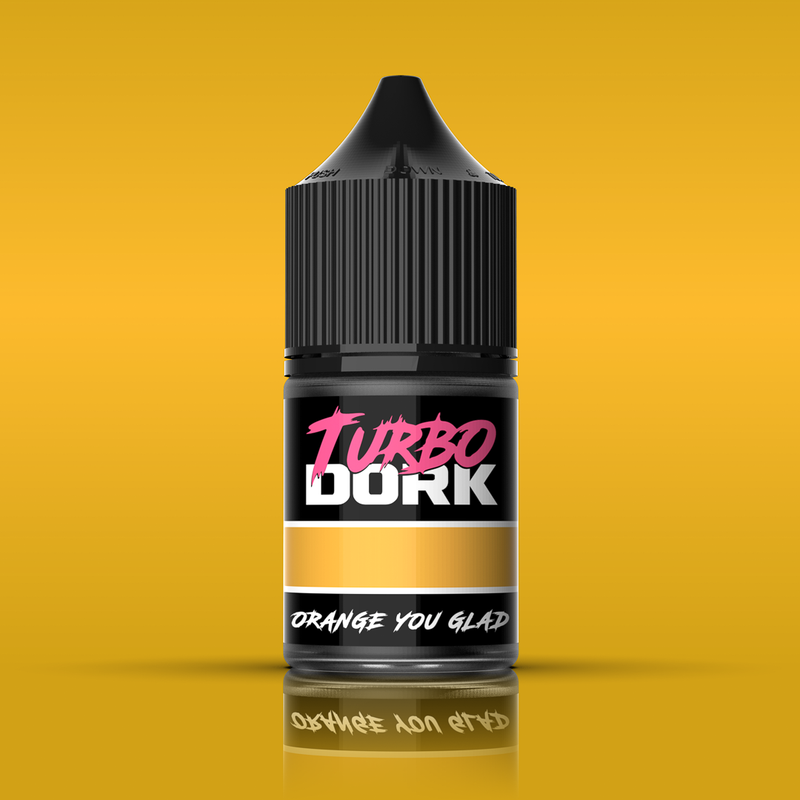 Turbo Dork 2.0: Metallic Acrylic - Orange You Glad (22ml)