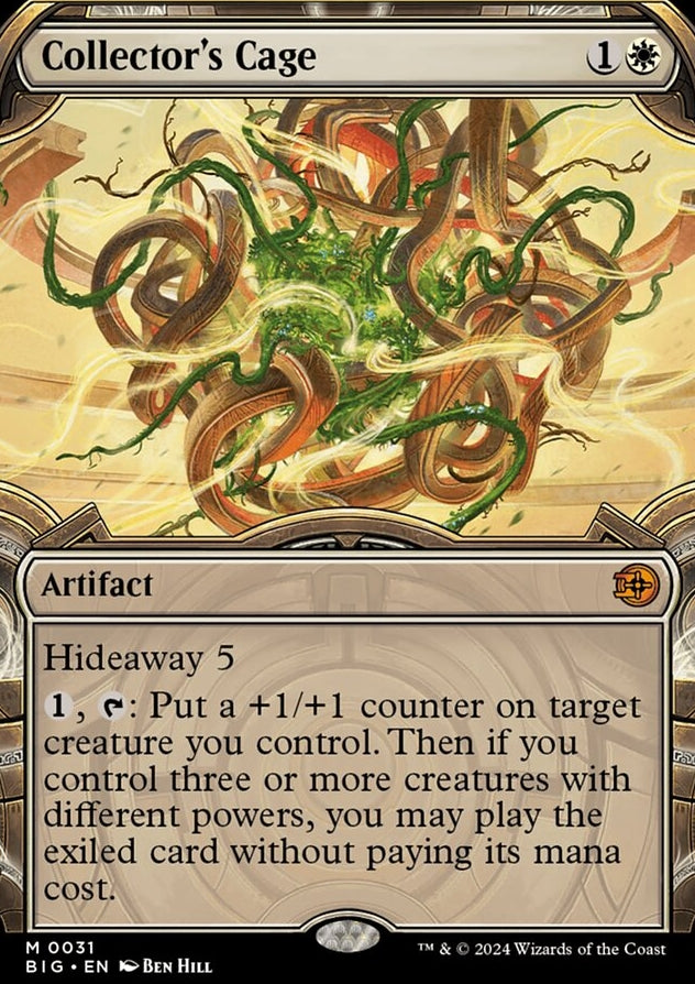 Collector's Cage [#0031 Vault Frame] (BIG-M-FOIL)
