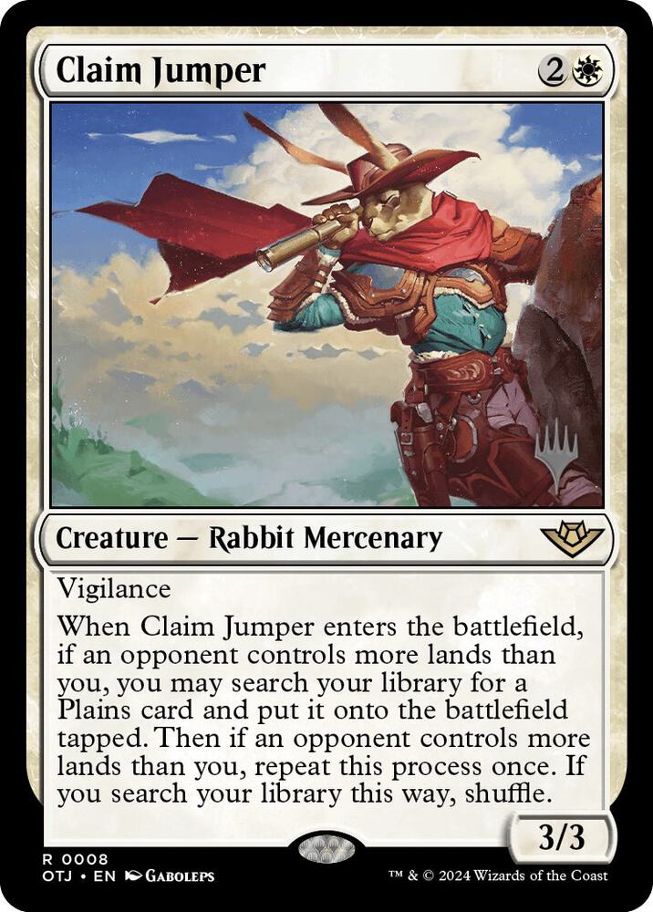 Claim Jumper [#0008] (OTJ-R-FOIL-PP)