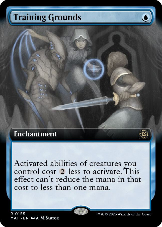 Training Grounds [#0155 Extended Art] (MAT-R-FOIL)
