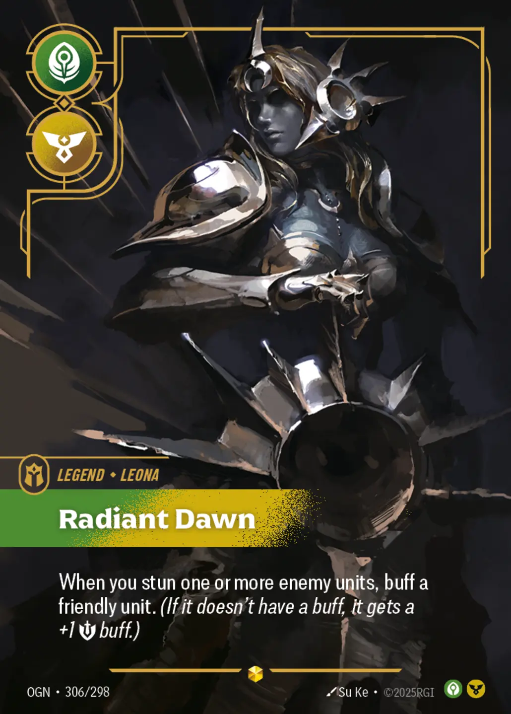 Leona - Radiant Dawn (Overnumbered) - 306/298 (OGN) Showcase