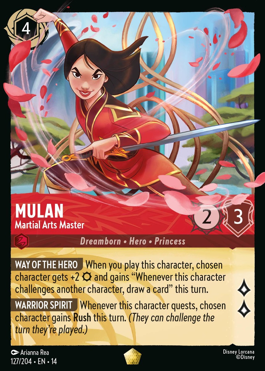 Mulan - Martial Arts Master (127/204 - Hyperia City) Legendary