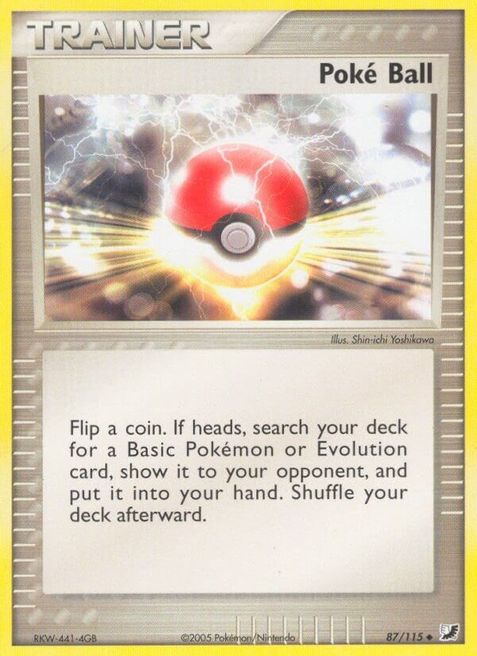 Poke Ball - 87/115 (UF) Uncommon - Near Mint Reverse Holofoil