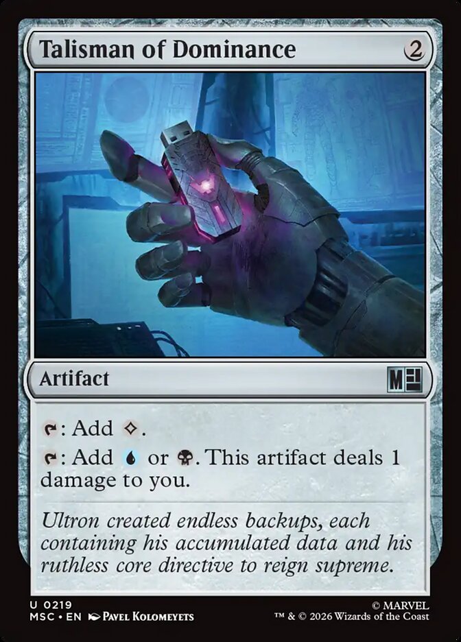 Talisman of Dominance [ #0219 Surge Foil ] (MSC-U)