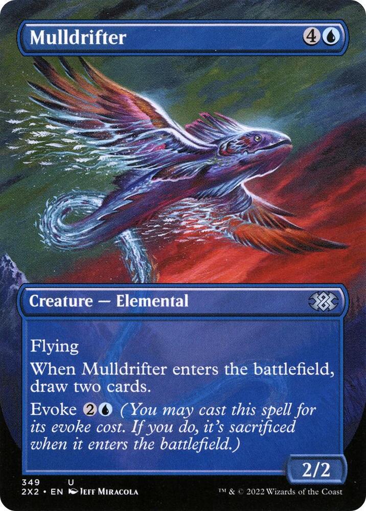 Mulldrifter [#349 Alternate-Art Borderless] (2X2-U-FOIL)