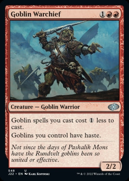 Goblin Warchief [#548] (J22-U)