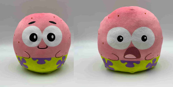 Reversible Mini Plush: Patrick [Happy + Shocked] [Pink]