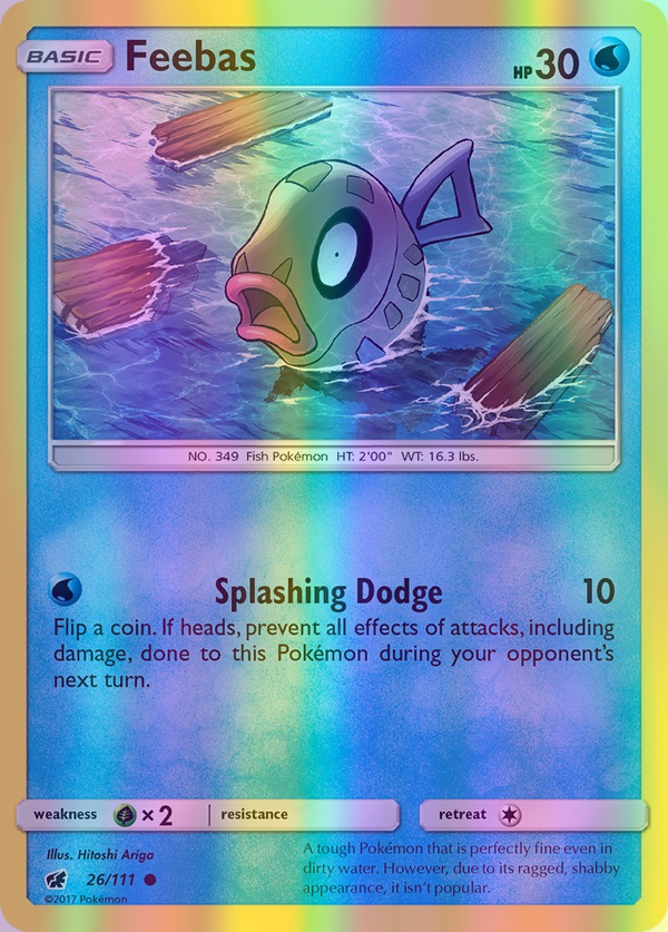 Feebas - 026/111 (CIN) Common - Near Mint Reverse Holofoil