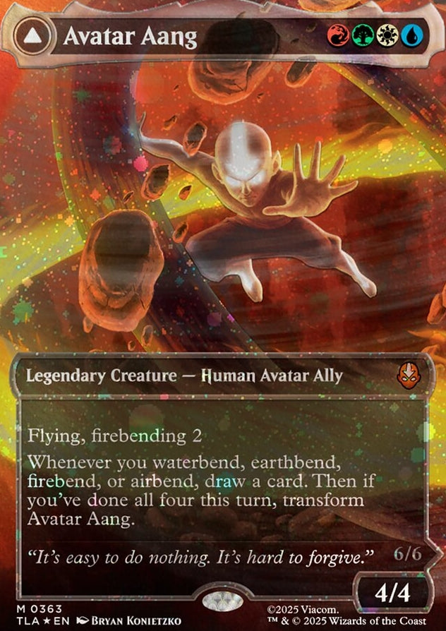 Avatar Aang // Aang, Master of Elements [ #0363 Raised Foil ] (TLA-M)