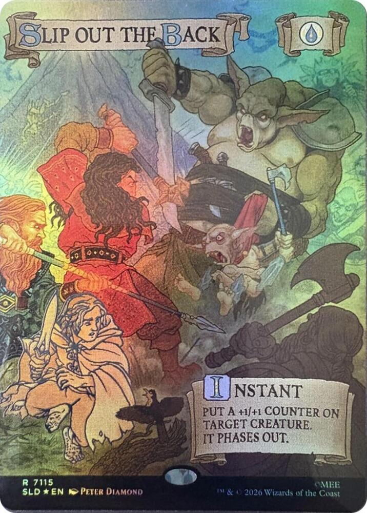 Slip Out the Back [ #7115 ] (SLD-R) Foil Near Mint