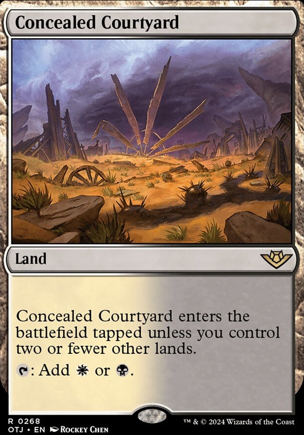 Concealed Courtyard [#0268] (OTJ-R-FOIL)