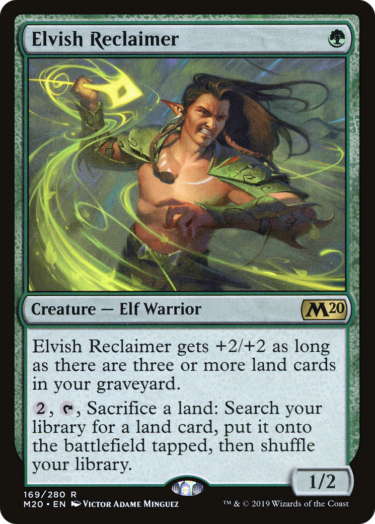 Elvish Reclaimer (M20-R-FOIL)