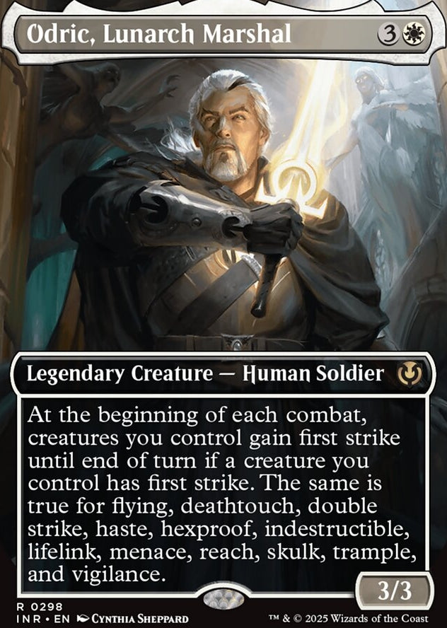Odric, Lunarch Marshal [ #0298 Borderless ] (INR-R-FOIL)